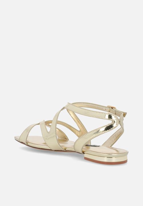 Nine West - Etrin ankle strap sandal - gold