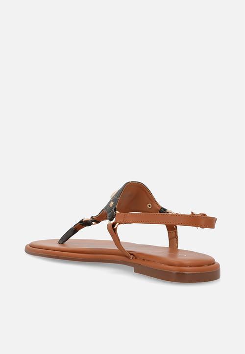 Nine West - Ophan t-bar sandal - brown