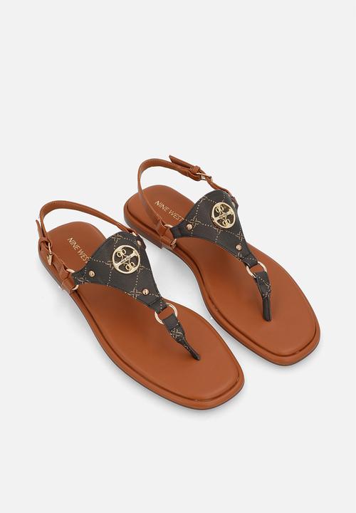 Nine West - Ophan t-bar sandal - brown