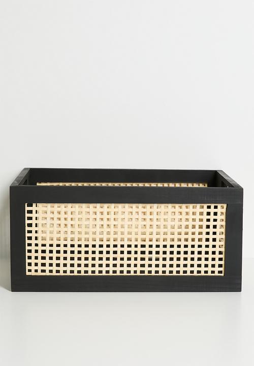 Pop Candy - Storage basket - black/natural