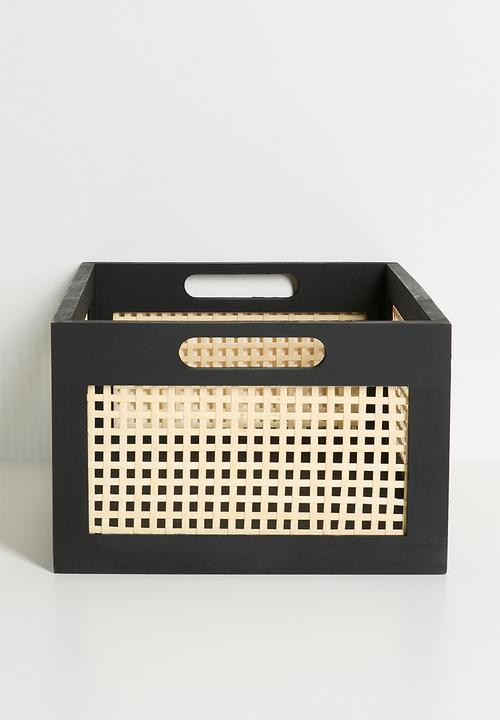 Pop Candy - Storage basket - black/natural