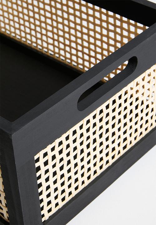 Pop Candy - Storage basket - black/natural