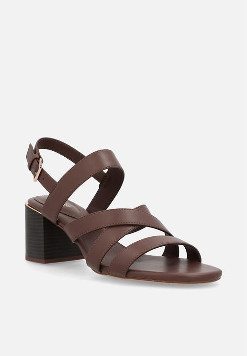 Nine West - Elicea block heel - brown
