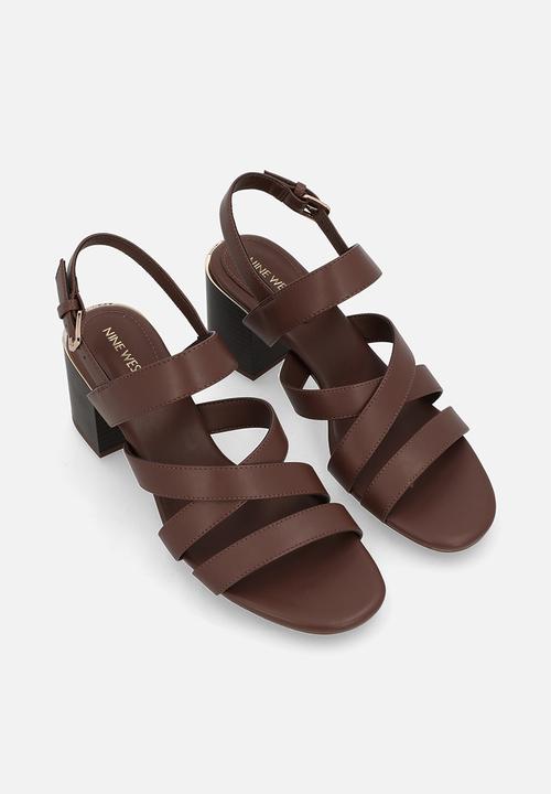 Nine West - Elicea block heel - brown