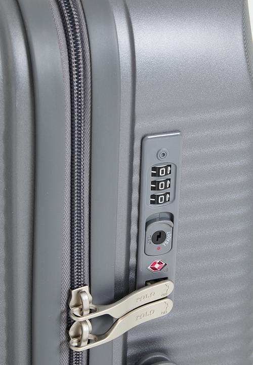 POLO - Polo Stellar Medium 4 Wheel Trolley Case - Grey