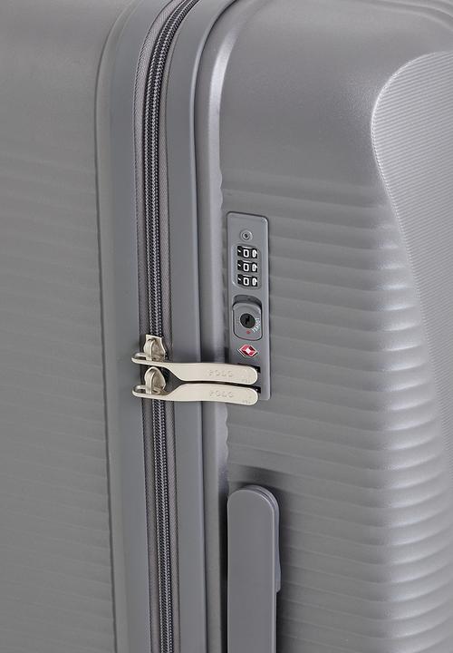 POLO - Polo Stellar Large 4 Wheel Trolley Case - Grey