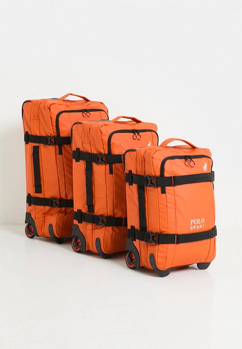POLO - Polo Small Sport Trolley Duffel Carry On 2 Wheel - Orange
