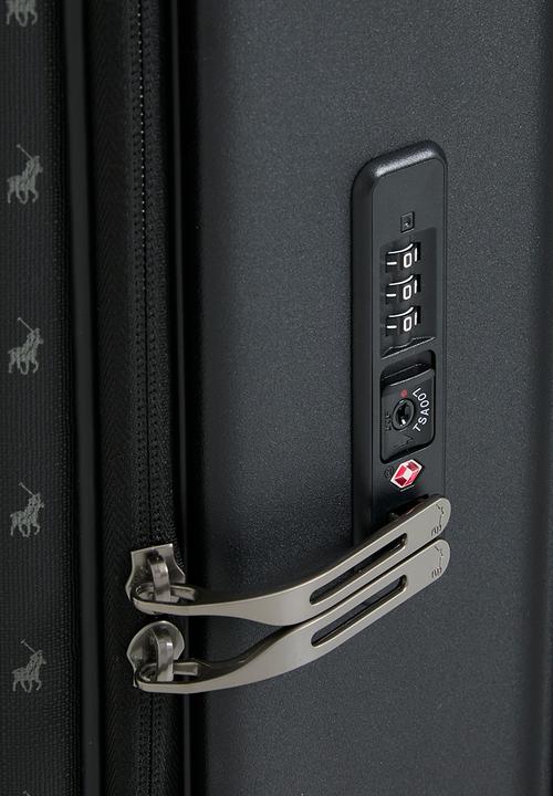 POLO - Polo Orion Medium 4 Wheel Trolley Case - Black