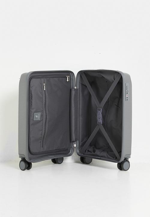 POLO - Polo Stellar Carry On 4 Wheel Trolley Case - Grey