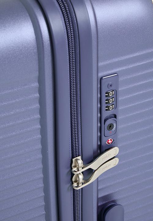 POLO - Polo Stellar Large 4 Wheel Trolley Case - Blue