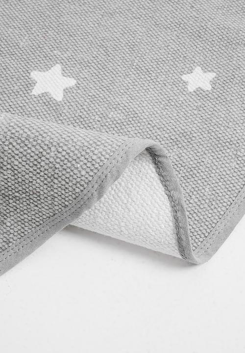 H&S - Round Cotton Rug Bunny - Grey