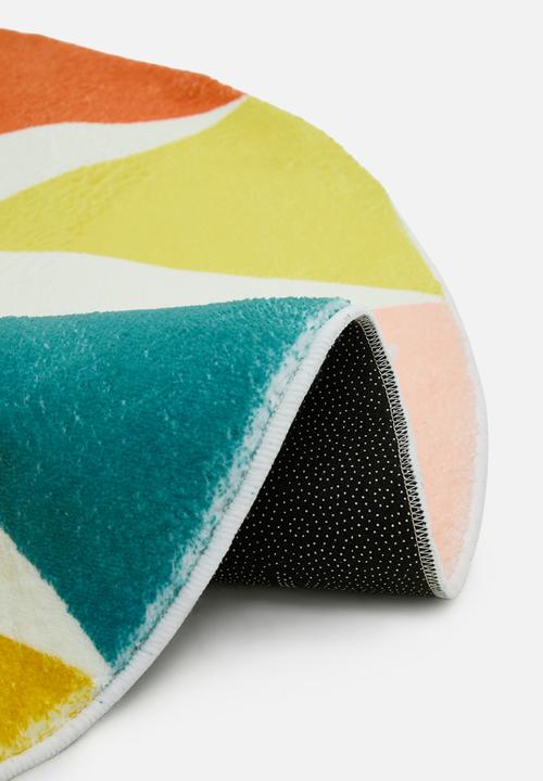 Pop Candy - Colourful round rug - multicolour