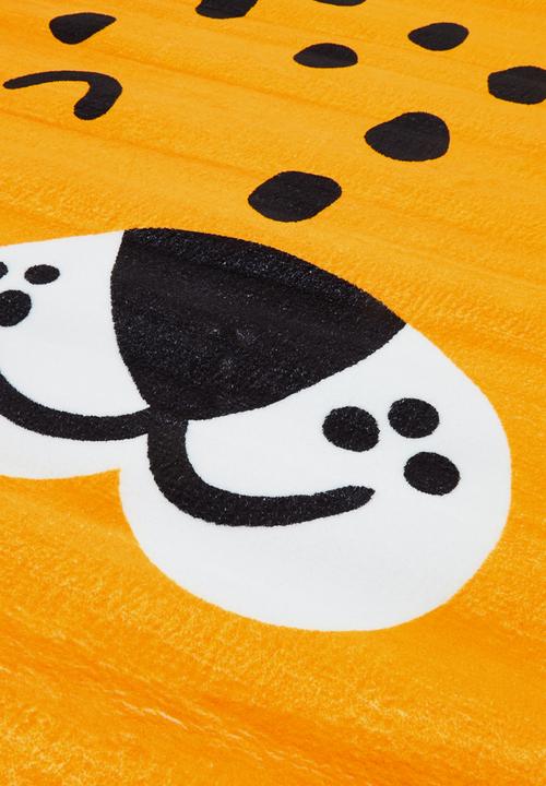 Pop Candy - Cheetah face-shaped rug - orange
