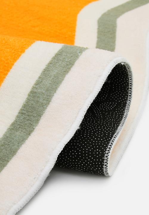 Pop Candy - Cheetah face-shaped rug - orange