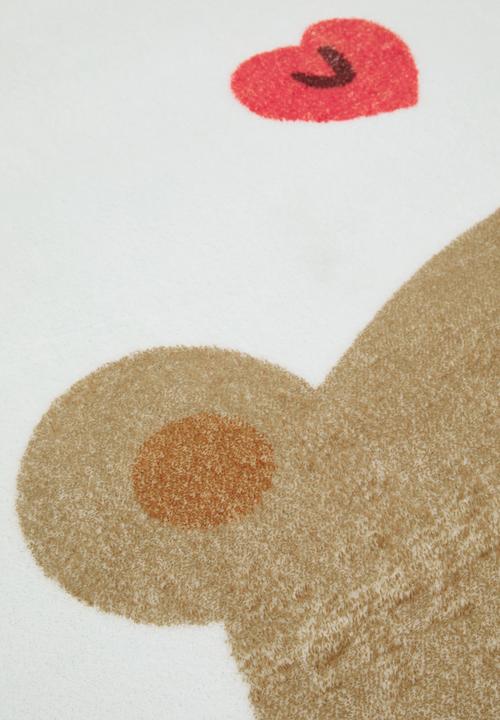 Pop Candy - Bear graphic rug - off white/brown