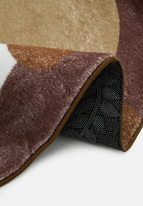 Pop Candy - Bear graphic rug - off white/brown