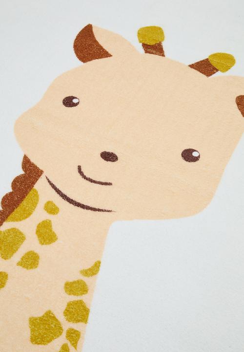 Pop Candy - Giraffe graphic rug - off white/tan