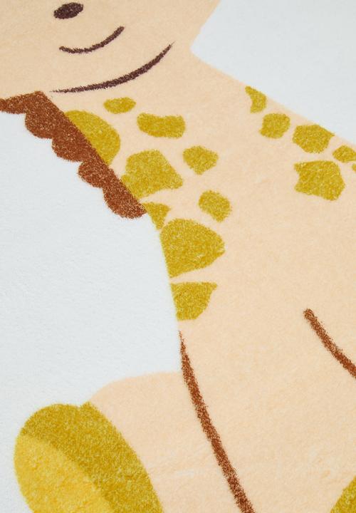 Pop Candy - Giraffe graphic rug - off white/tan