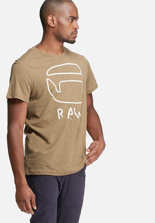 G-STAR - Brons regular tee