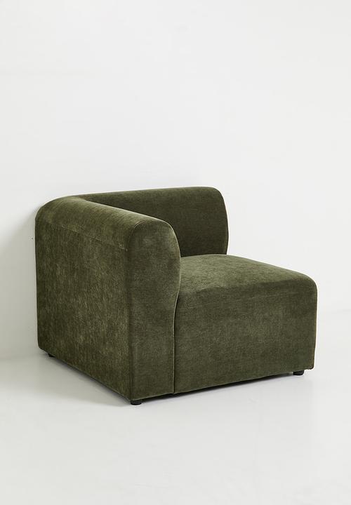Sixth Floor - Hudson Left Corner Wedge Modular - Green