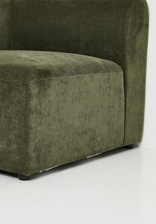 Sixth Floor - Hudson Left Corner Wedge Modular - Green