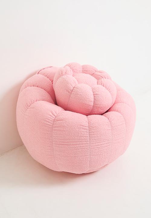 Pop Candy - Seashell design chair and ottoman - pink