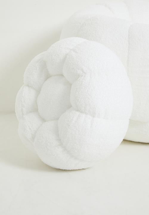 Pop Candy - Seashell design chair and ottoman - off white