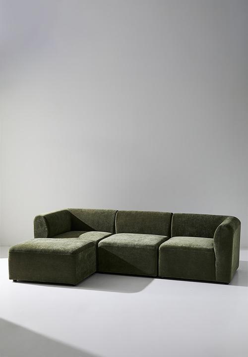 Sixth Floor - Hudson Ottoman Modular - Green