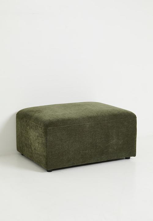 Sixth Floor - Hudson Ottoman Modular - Green