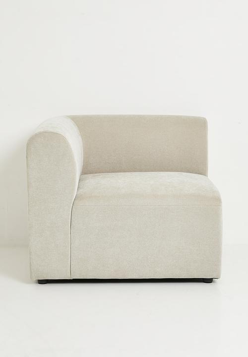 Hudson Left Corner Wedge Modular - Natural