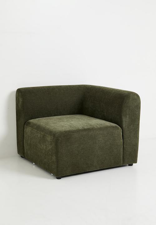 Sixth Floor - Hudson Right Corner Wedge Modular - Green