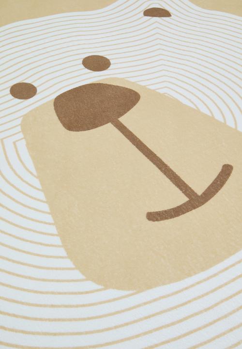 Pop Candy - Bear round rug - neutral 