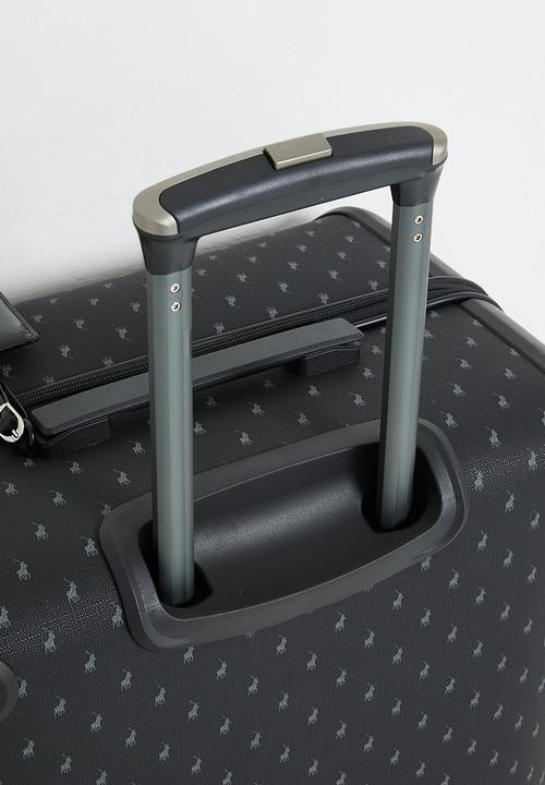 POLO - Polo Large Classic Double Pack 4 Wheel Trolley Case - Charcoal