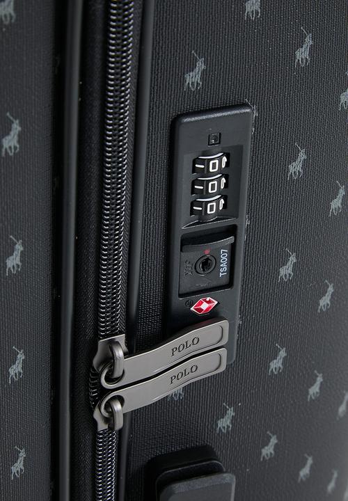 POLO - Polo Large Classic Double Pack 4 Wheel Trolley Case - Charcoal