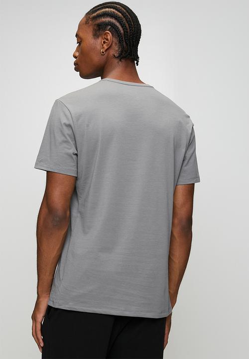 Calvin Klein - Short sleeve Crew Neck 3Pk - Smoke Screen/White/Casual Blue