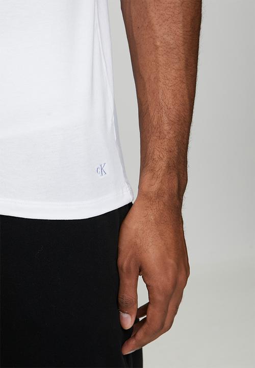 Calvin Klein - Short sleeve Crew Neck 3Pk - Smoke Screen/White/Casual Blue
