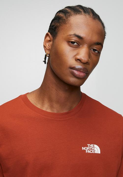 The North Face - Vertical Regular Short Sleeve Tee Graphic - Iron Clay