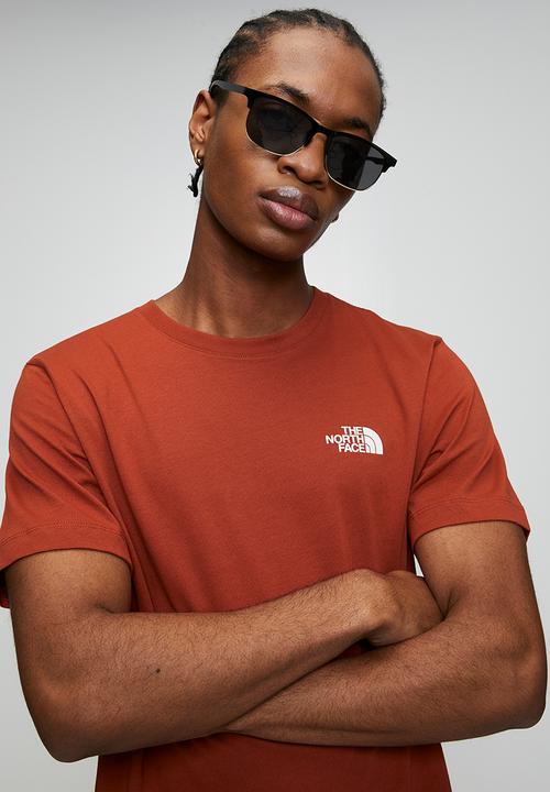 The North Face - Vertical Regular Short Sleeve Tee Graphic - Iron Clay