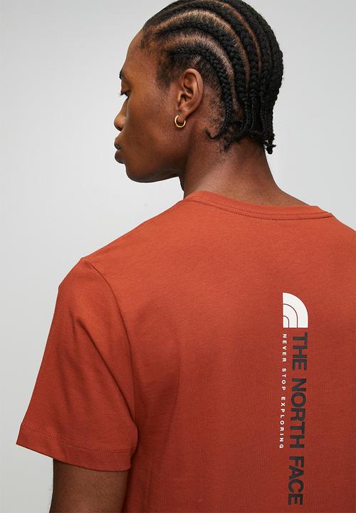 The North Face - Vertical Regular Short Sleeve Tee Graphic - Iron Clay
