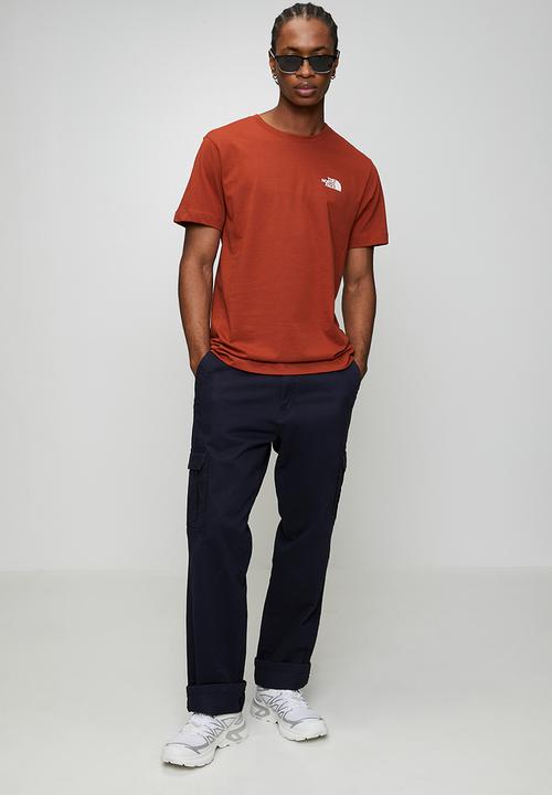 The North Face - Vertical Regular Short Sleeve Tee Graphic - Iron Clay