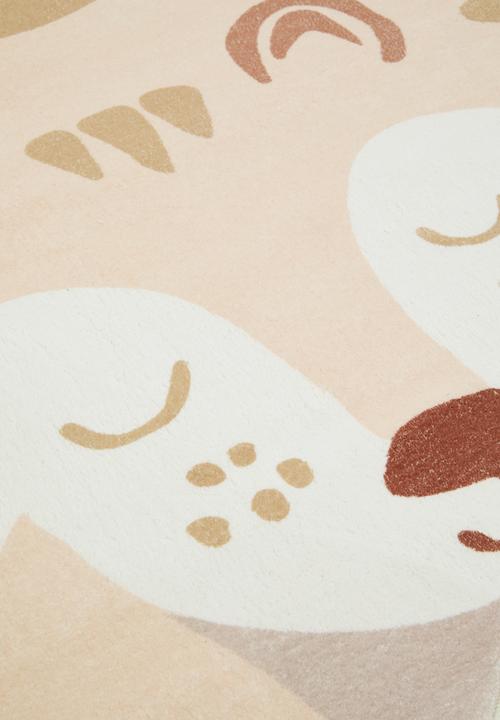 Pop Candy - Sleeping animal shaped rug - beige