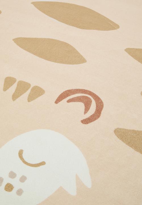 Pop Candy - Sleeping animal shaped rug - beige