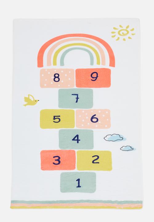 Pop Candy - Hopscotch rug - white/multi