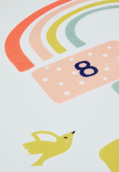 Pop Candy - Hopscotch rug - white/multi