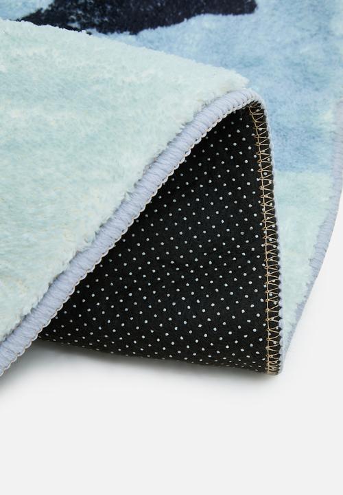 Pop Candy - Happy earth rug - blue