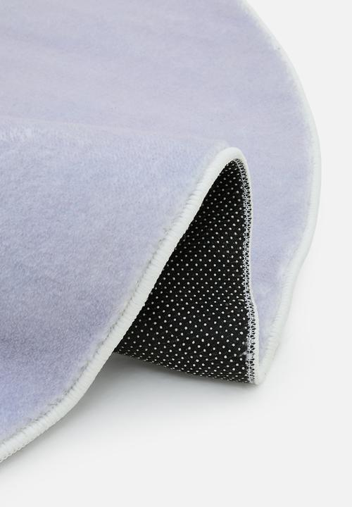Pop Candy - Elephant placement rug - soft lavender/white