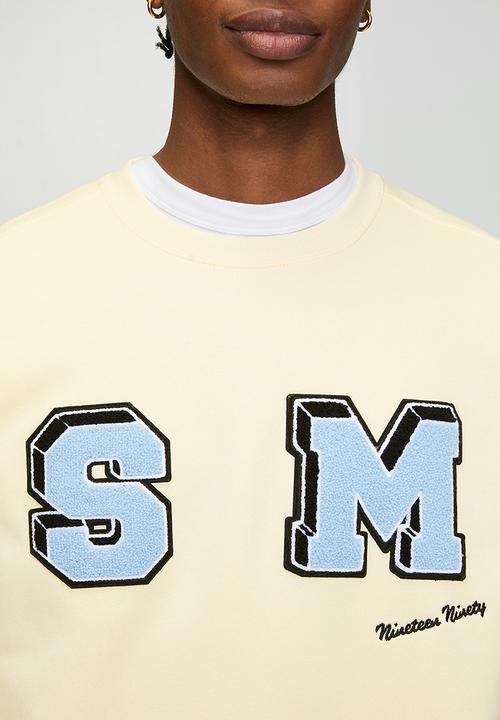 Steve Madden - Mens Cruz Crew Neck - Cream-Ecru