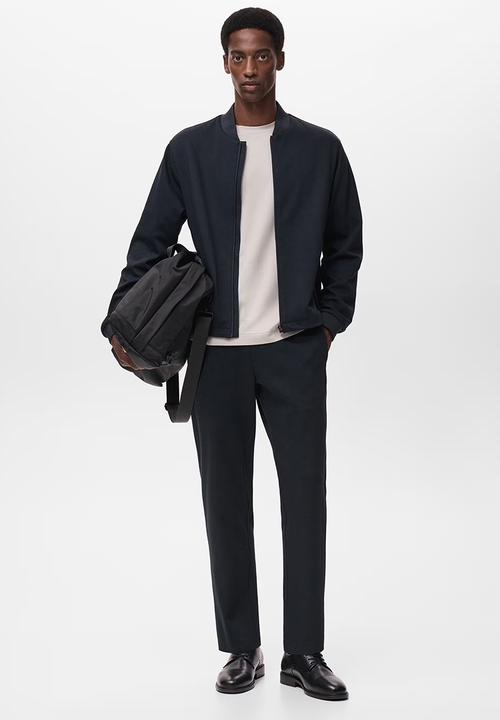 MANGO - Pantalon Jensj - Navy