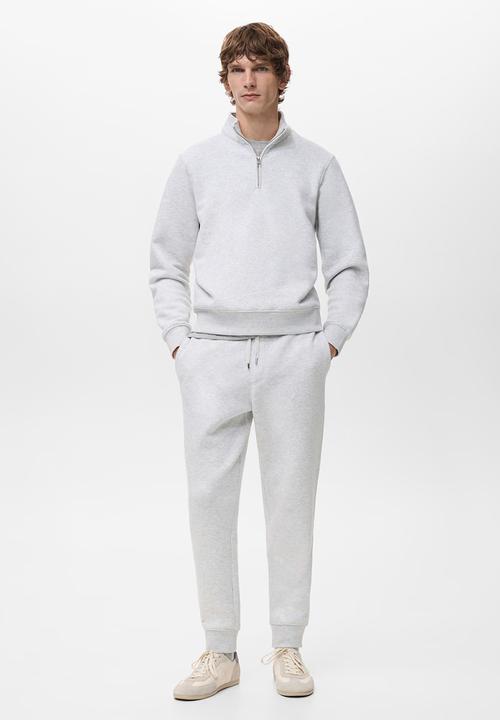 MANGO - Sweatshirtwinny - Light Grey Denim