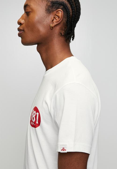 Replay - Racer Logo Cotton T-shirt - White